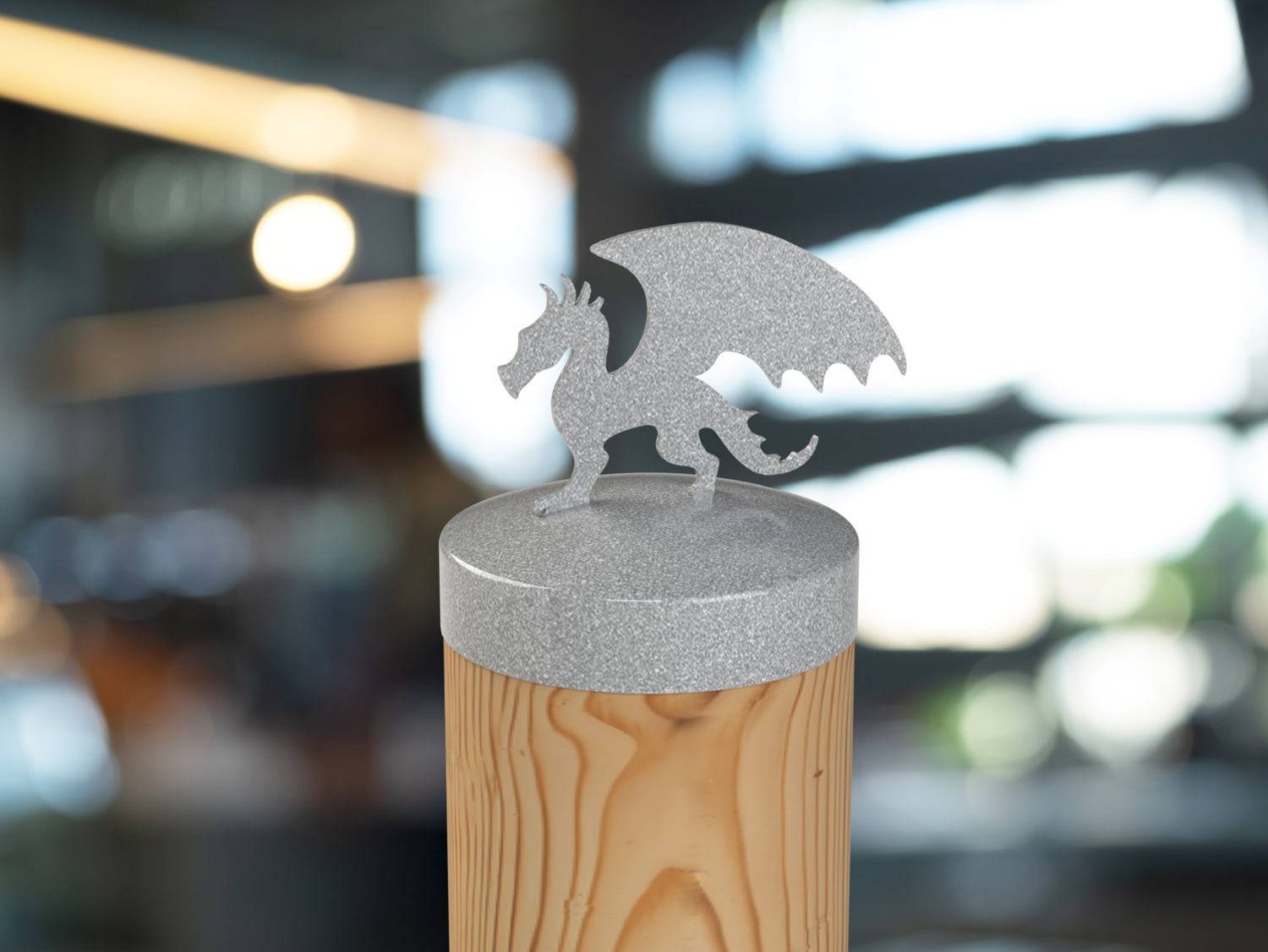 Dragon, Round Post Cap (4x4 Round Post Size) - Madison Iron and Wood