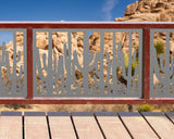 80"x30" - Saguaro National Park Fence/Gate Panel Insert - Madison Iron and Wood