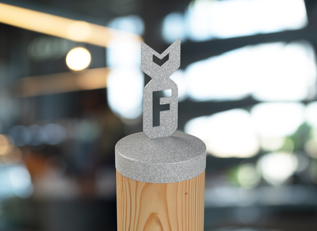 F Bomb, Round Post Cap (4x4 Round Post Size) - Madison Iron and Wood