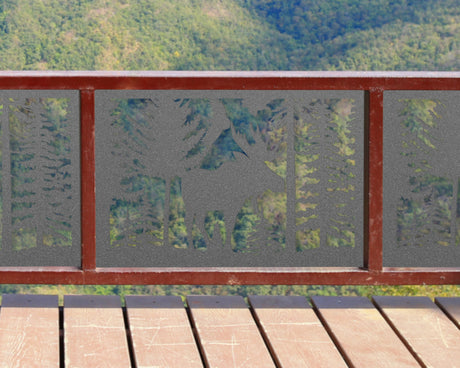 Single Moose Landscape Fence/Gate Panel Insert