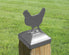 4x4 Chicken Post Cap (Fits 3.5 x 3.5 Post Size)