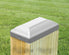 4X6 (nominal size) Steel Post Cap (3.5 x 5.5 Post Size)