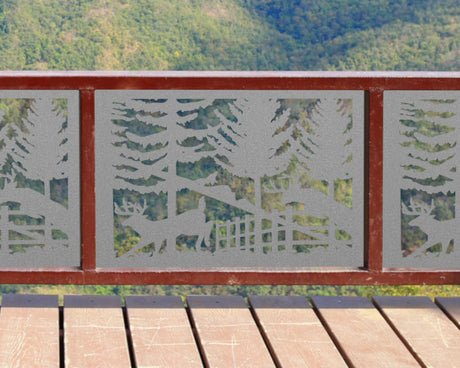 Deer Landscape Fence/Gate Panel Insert