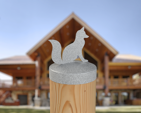 Fox, Round Post Cap (4x4 Round Post Size) - Madison Iron and Wood