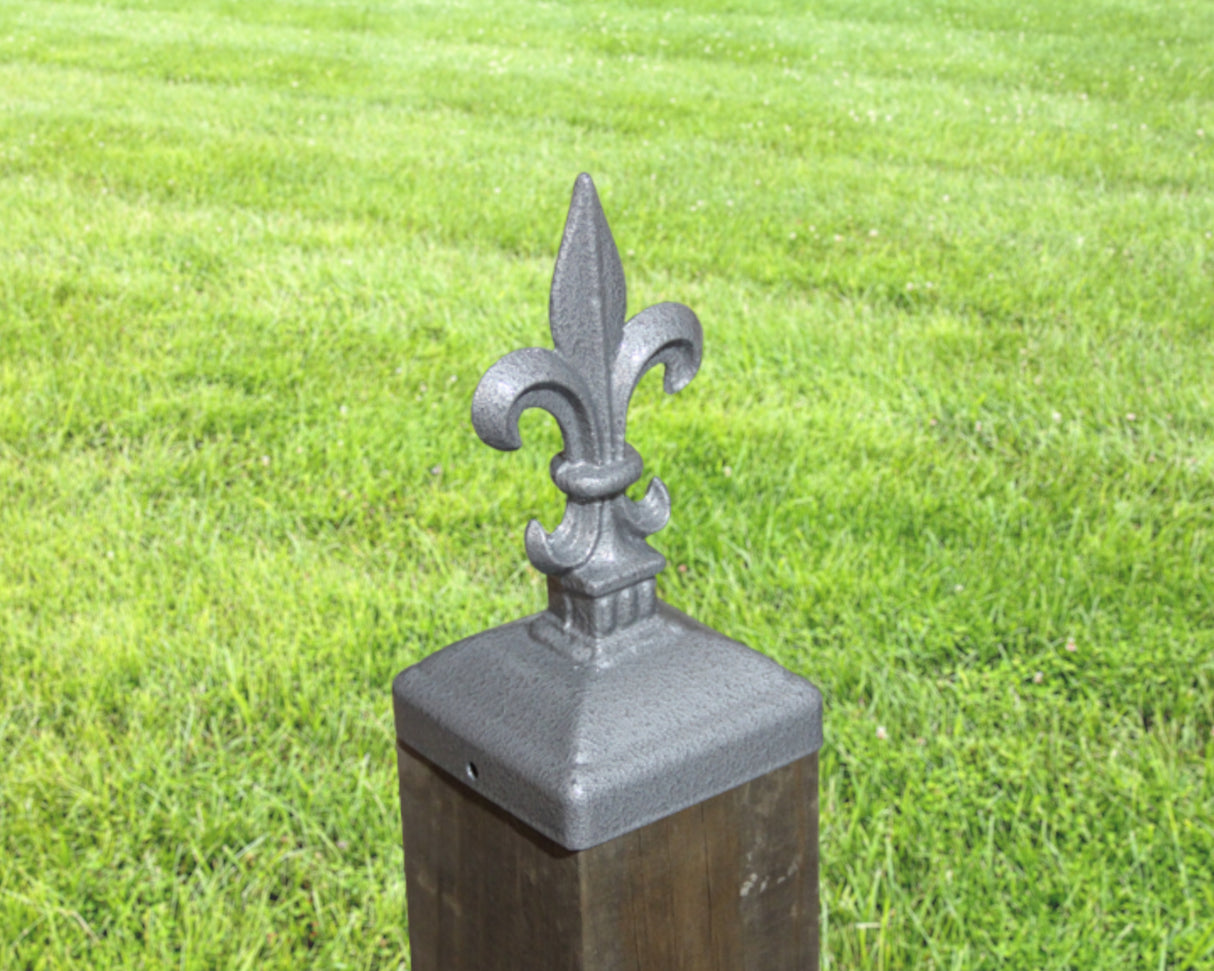 Fleur-De-Lis Fence Post Cap