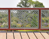 80"x30" - Rose Fence/Gate Panel Insert - Madison Iron and Wood