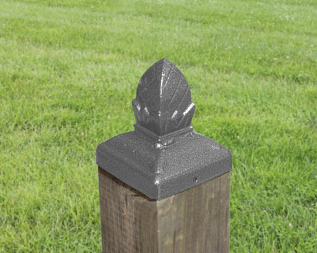 4x4 Square Pineapple Post Cap (3.5 x 3.5 Post Size) - Madison Iron and Wood