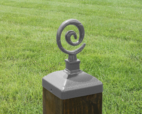 4x4 Spiral Post Cap (3.5 x 3.5 Post Size) - Madison Iron and Wood