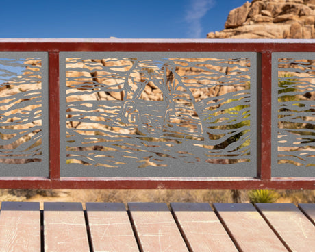 80"x30" - Arches National Park Fence/Gate Panel Insert - Madison Iron and Wood