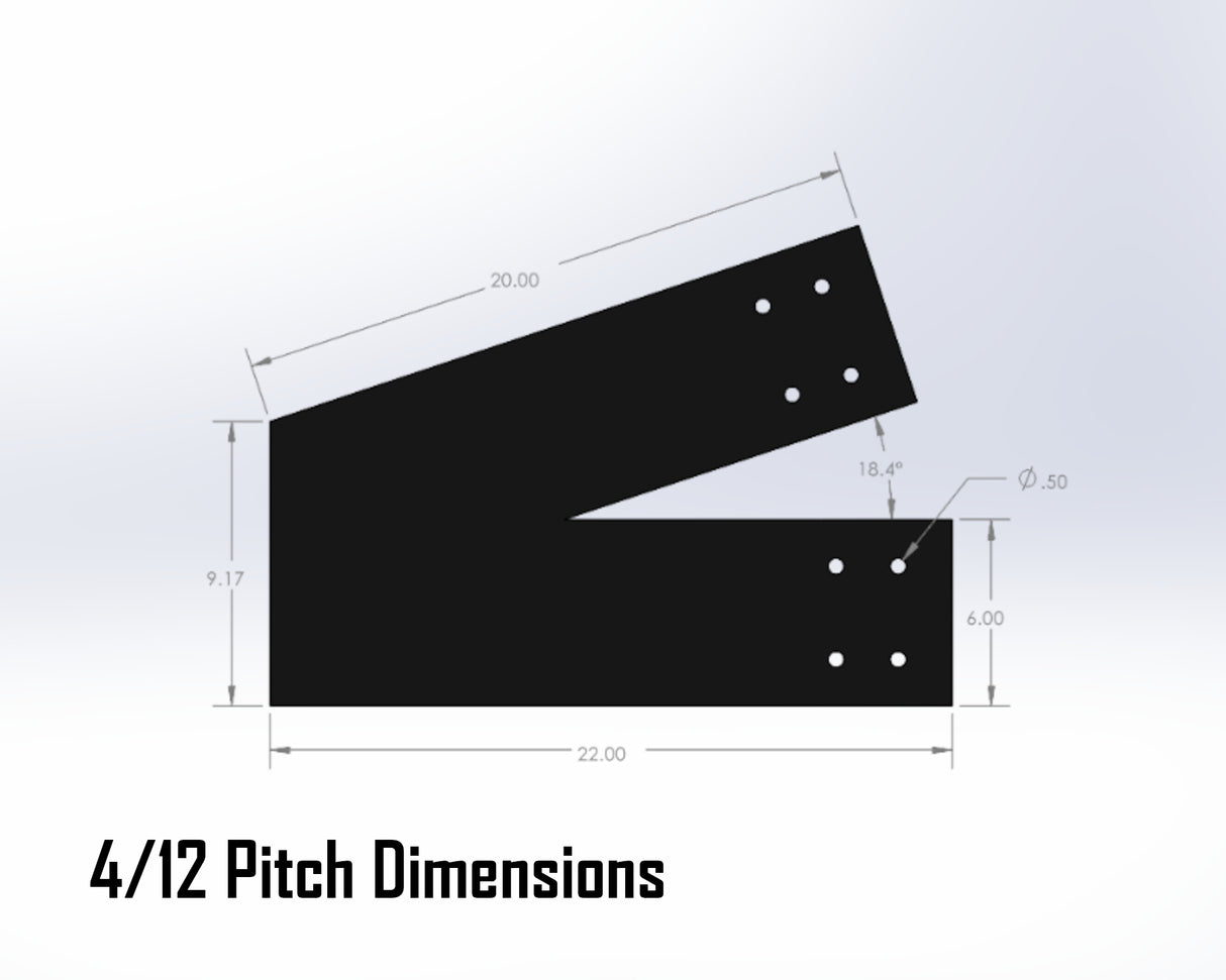 King Truss Industrial Brackets, For 8 Inch Lumber - Madison Iron and Wood