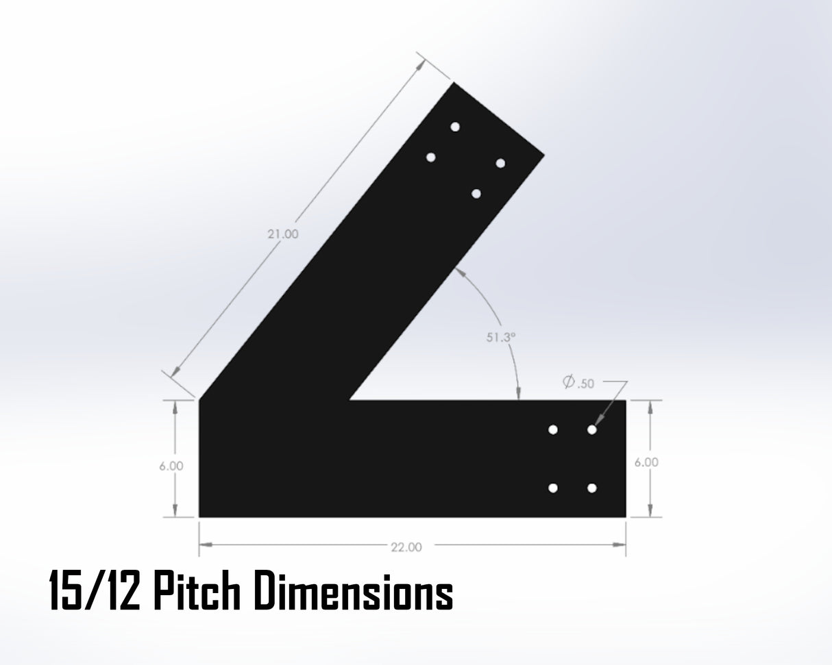 King Truss Industrial Brackets, For 8 Inch Lumber