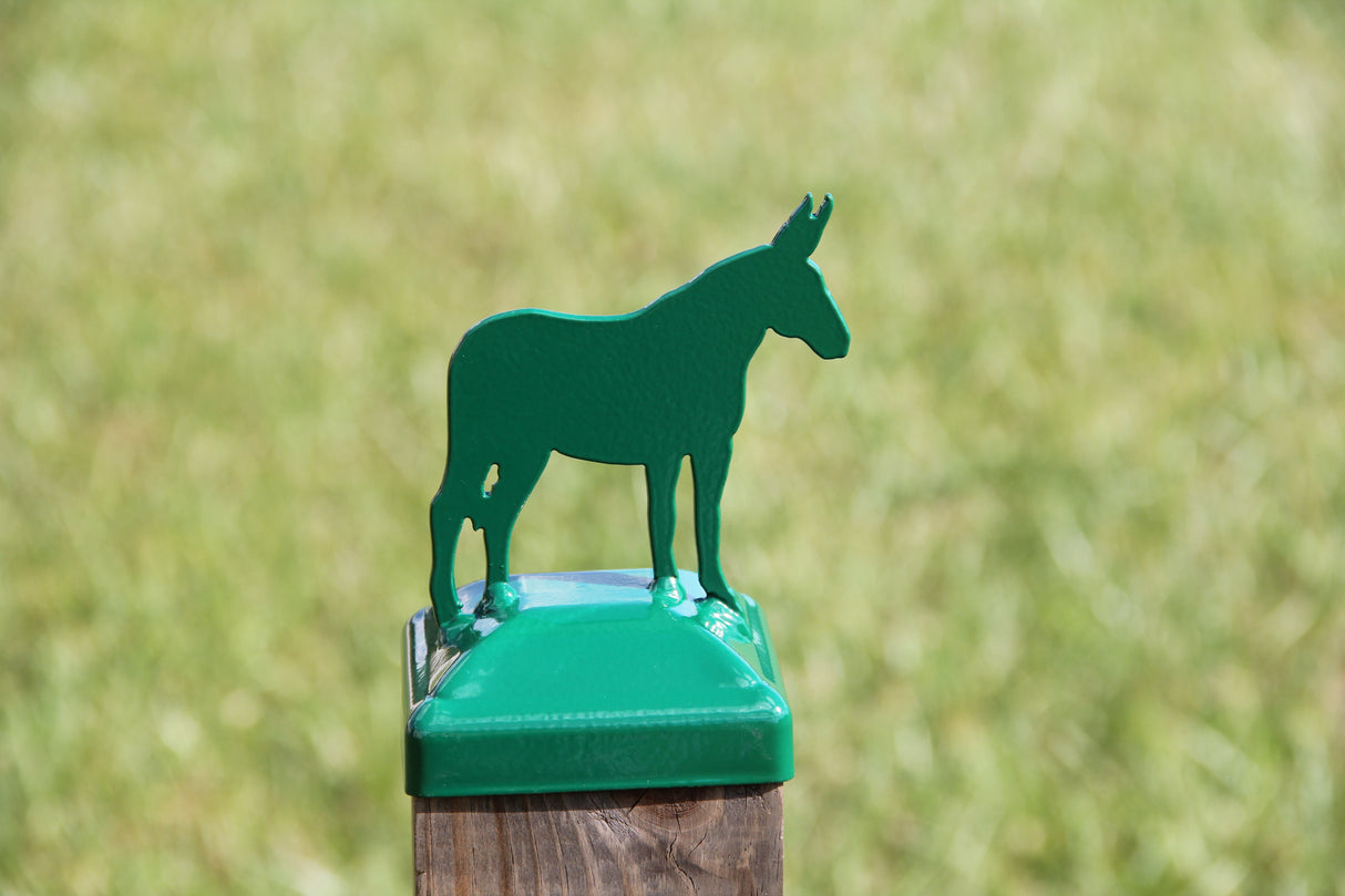 True Size 6x6 Post Cap on the Farm Finial Choice - Madison Iron and Wood