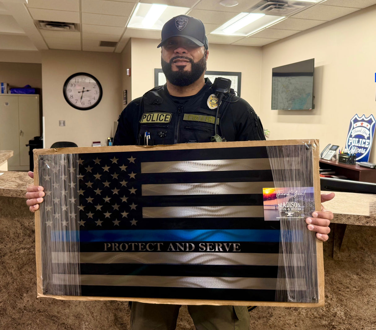 Blue Line American Flag - Multilayer - Other line colors available