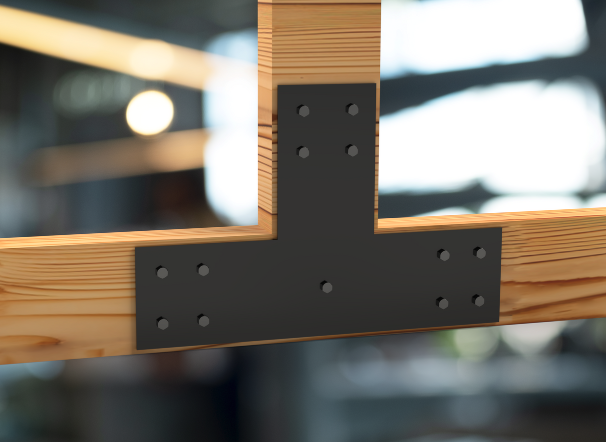 Industrial Style Brackets for 4x4 Dimensional Lumber