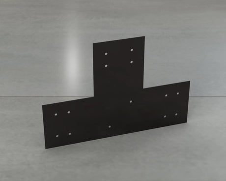 Industrial Style T Brackets - Various Sizes - Madison Iron and Wood