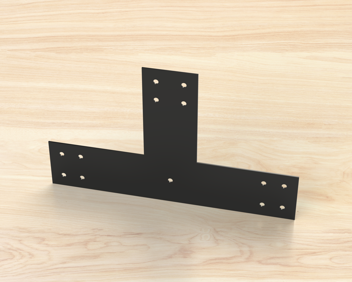 Industrial Style Brackets for 6x6 Dimensional Lumber - Madison Iron and Wood