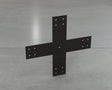 Industrial Style X Brackets - Various Sizes - Madison Iron and Wood