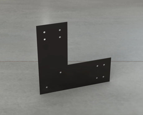 Industrial Style L Brackets - Various Sizes - Madison Iron and Wood