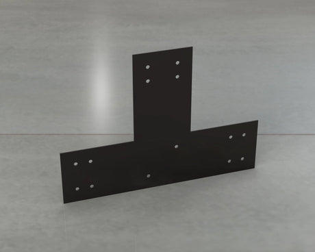 Industrial Style T Brackets - Various Sizes - Madison Iron and Wood