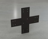 Industrial Style X Brackets - Various Sizes - Madison Iron and Wood
