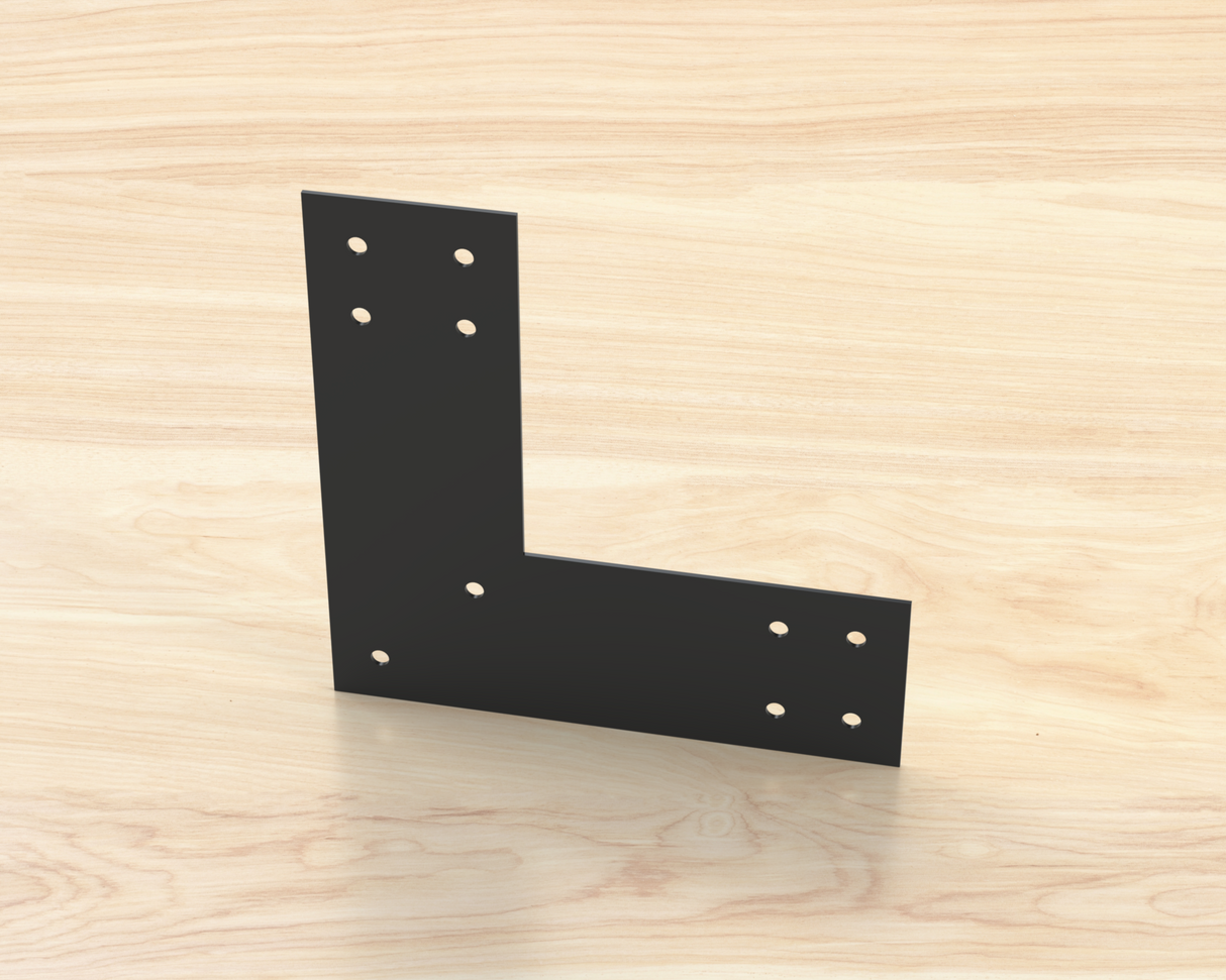 Industrial Style Brackets for 6x6 Dimensional Lumber - Madison Iron and Wood