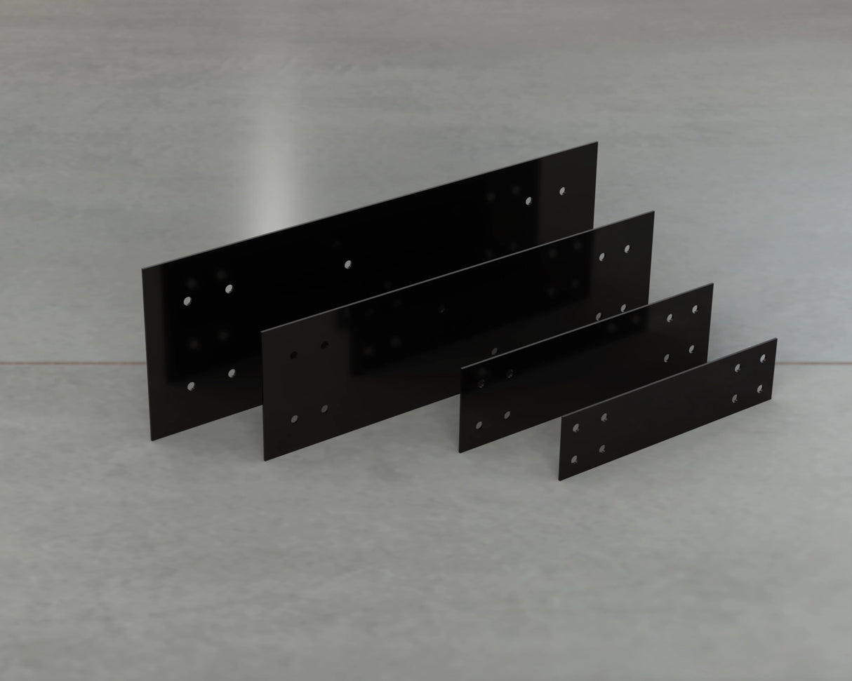 Industrial Style Straight Brackets - Various Sizes