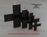 Supports pour bois de dimension 8x8