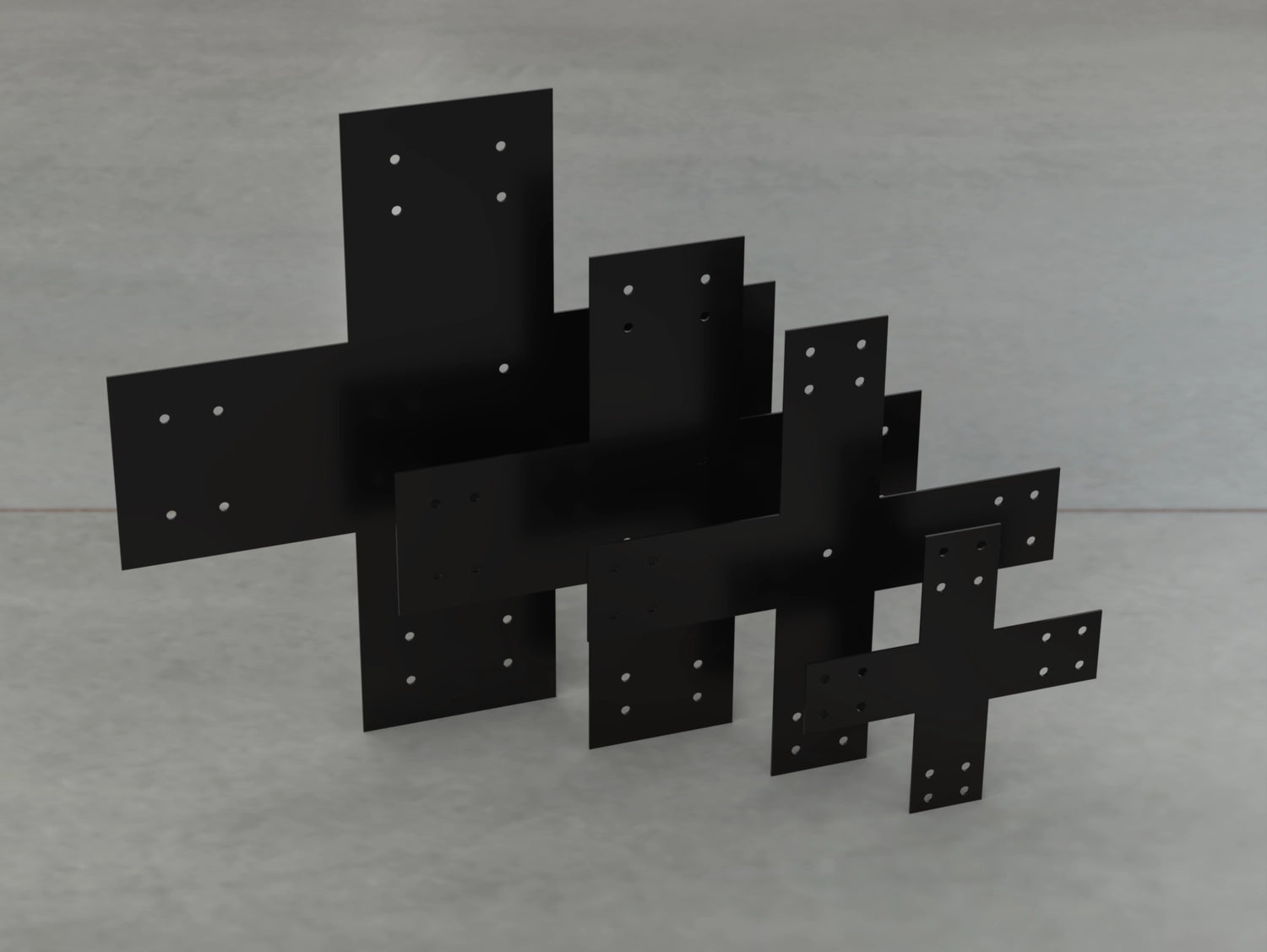 Industrial Style X Brackets - Various Sizes