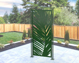 Large Palm Leaf Privacy Panel - Madison Iron and Wood