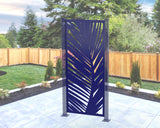 Large Palm Leaf Privacy Panel - Madison Iron and Wood