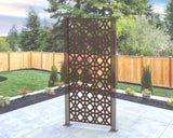 Layered Circles Privacy Panel - Madison Iron and Wood