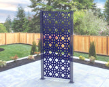 Layered Circles Privacy Panel - Madison Iron and Wood