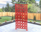 Layered Circles Privacy Panel - Madison Iron and Wood