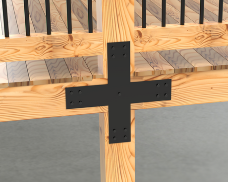 Industrial Style X Brackets - Various Sizes - Madison Iron and Wood