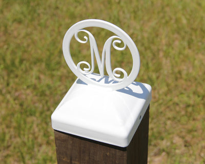 6X6 Monogram Post Cap