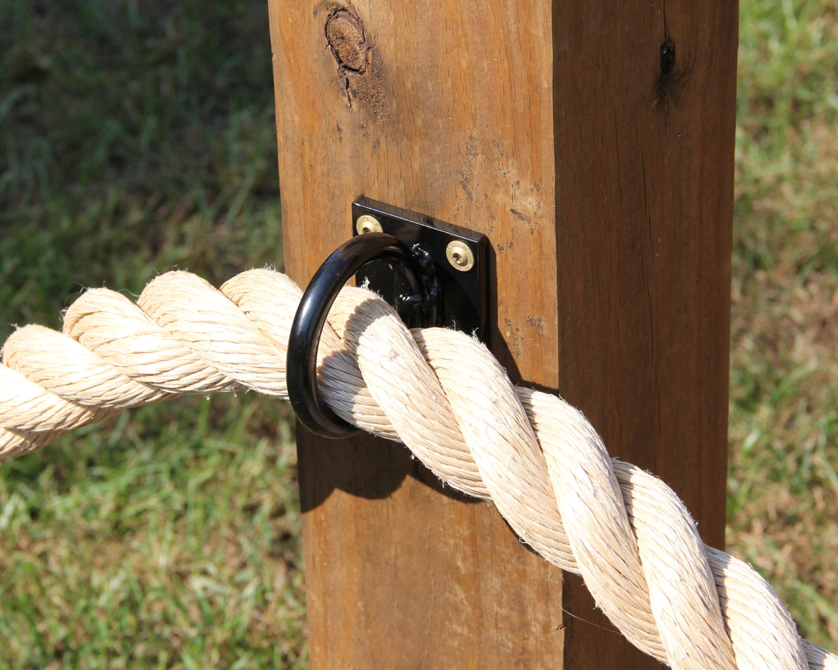 Heavy Duty Nautical Rope Ring, Light Strand Holder, Fence Rings (3