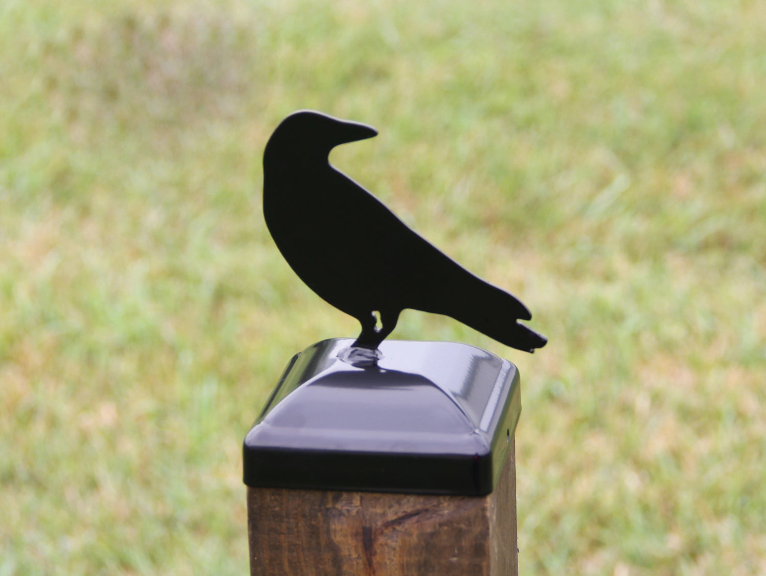 True Size 6x6 Post Cap with Birds and the Bees Finial Choice - Madison Iron and Wood