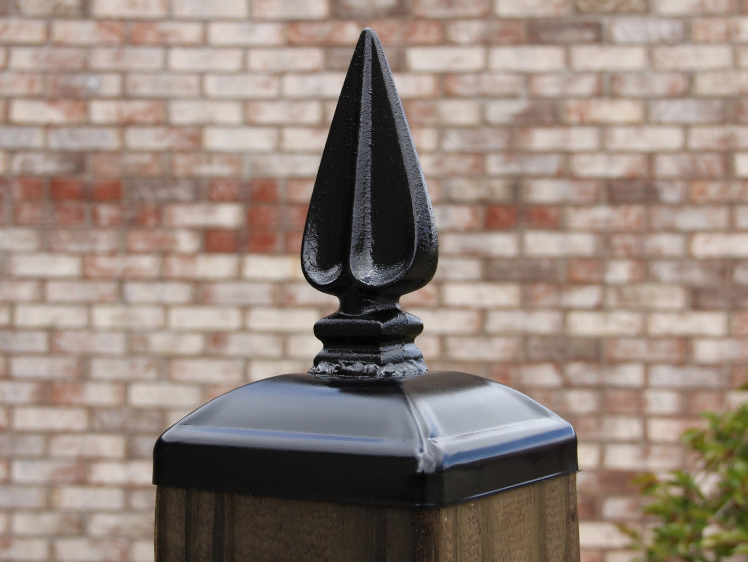 Grecian Spear Fence Post Cap (Multiple Post Sizes Available) - Madison Iron and Wood