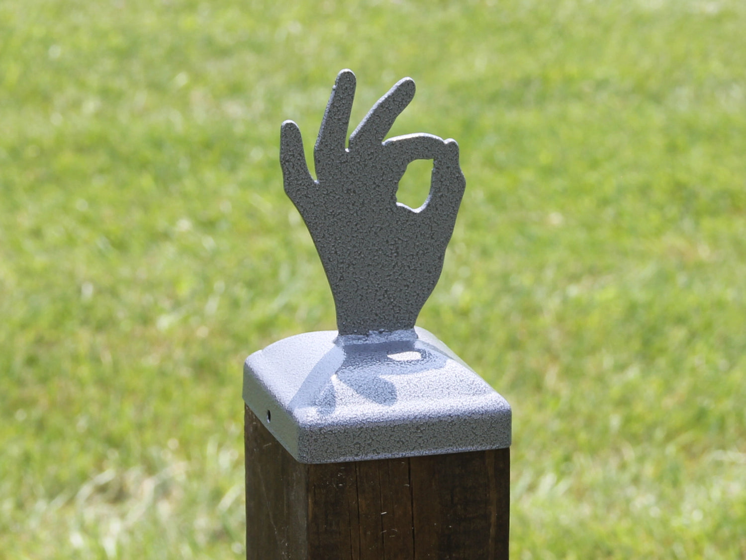 True Size 6x6 Post Cap Musical and Misc. Finial Choice - Madison Iron and Wood