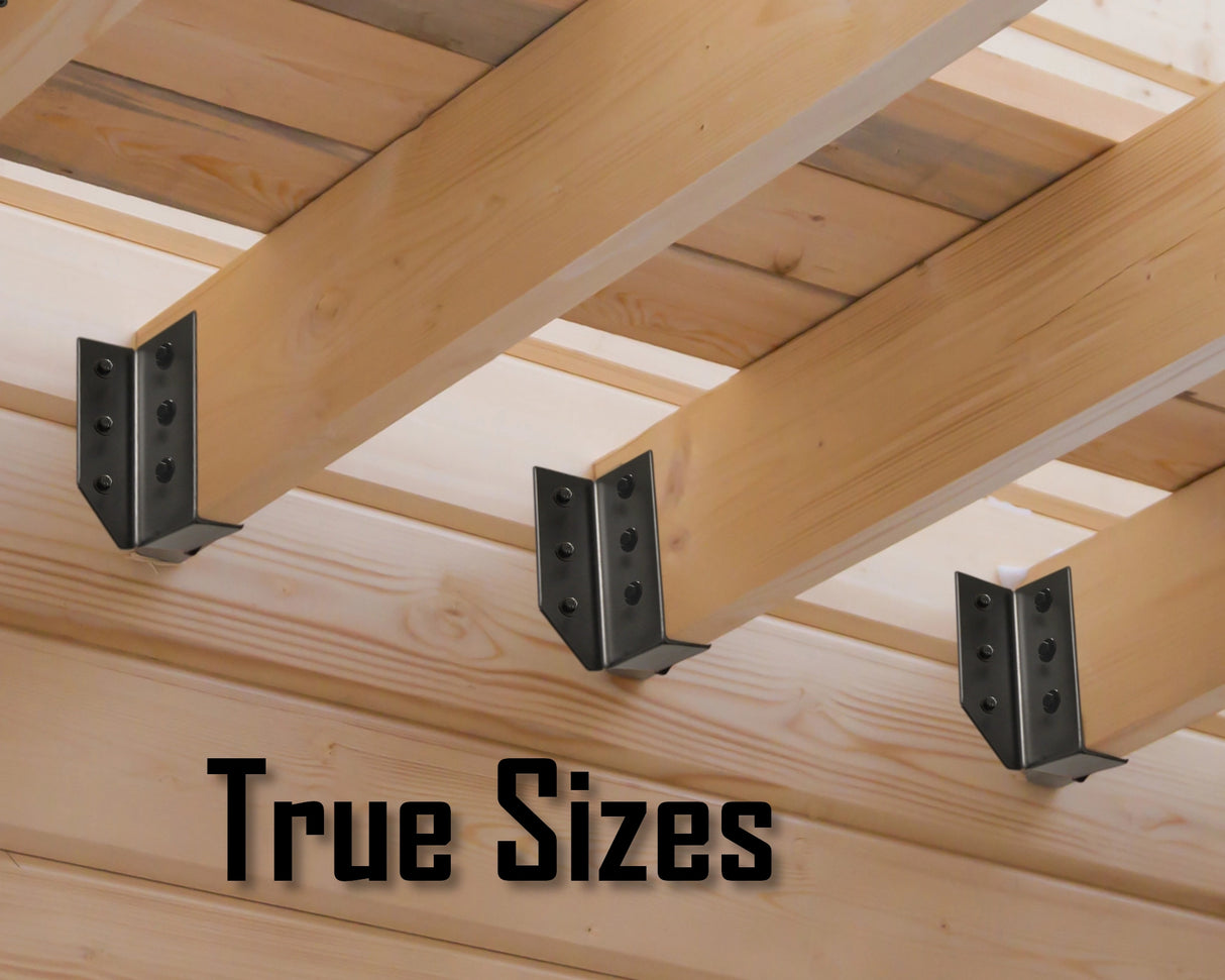 Joist Hangers / Saddle Brackets (True Sizes)