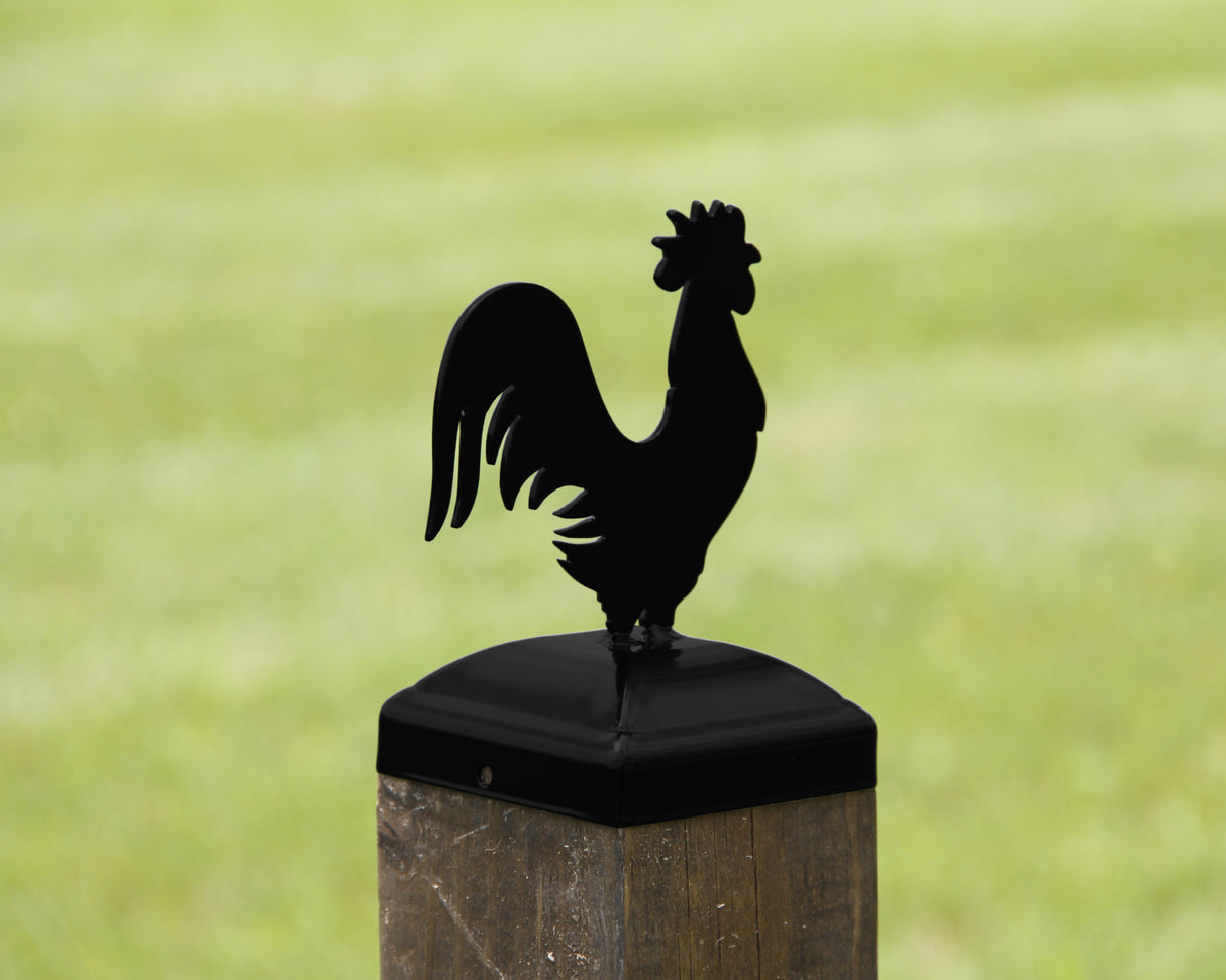 Capuchon de poteau coq 4x4 (taille de poteau 3,5 x 3,5)