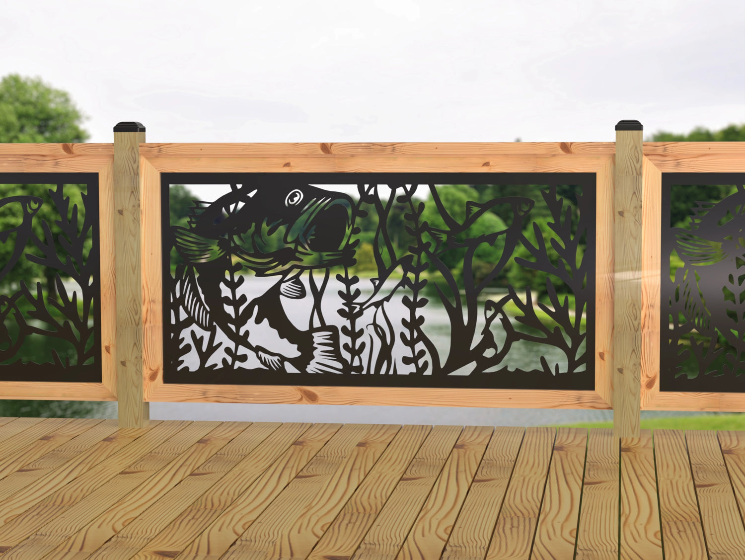 Bass Pond Railing Panel Insert