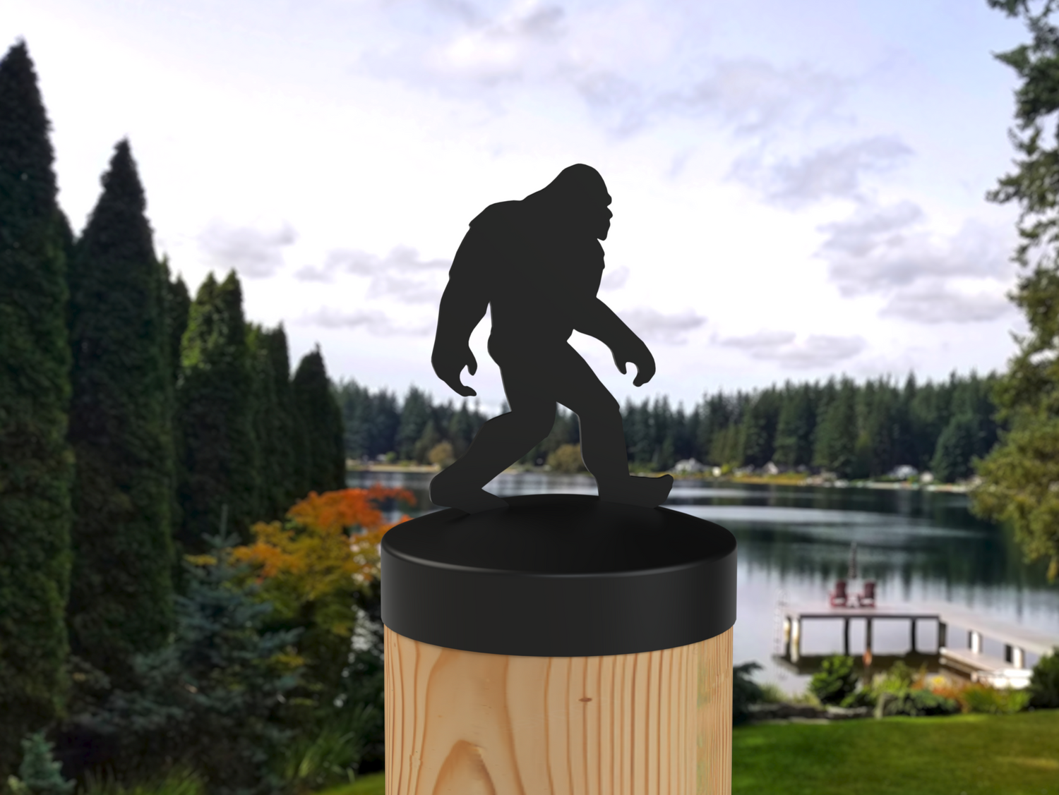 Bigfoot, Round Post Cap (4x4 Round Post Size) - Madison Iron and Wood