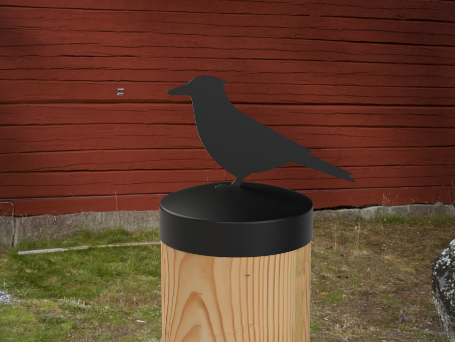 Blue Jay, Round Post Cap (4x4 Round Post Size) - Madison Iron and Wood