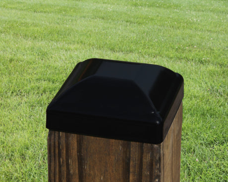 True 4x4 Heavy Duty Domed Steel Post Cap - Madison Iron and Wood