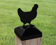 6X6 Chicken Post Cap (5.5 x 5.5 Post Size) - Madison Iron and Wood