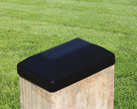 4X6 (nominal size) Steel Post Cap (3.5 x 5.5 Post Size) - Madison Iron and Wood