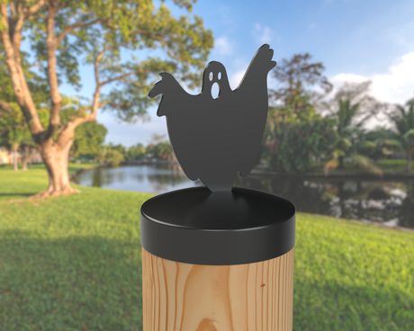 Ghost, Round Post Cap (4x4 Round Post Size) - Madison Iron and Wood