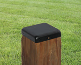 4x4 Flat Top Steel Post Cap (3.5 x 3.5 Post Size)