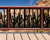 80"x30" - Saguaro National Park Fence/Gate Panel Insert - Madison Iron and Wood